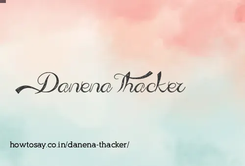 Danena Thacker