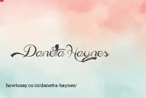 Danetta Haynes