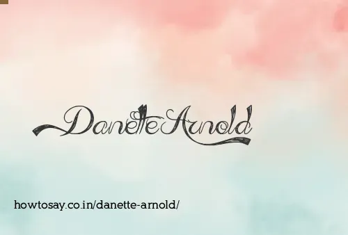 Danette Arnold