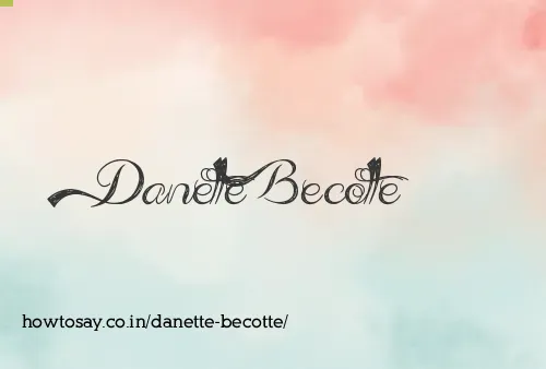 Danette Becotte