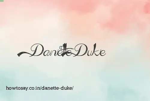 Danette Duke