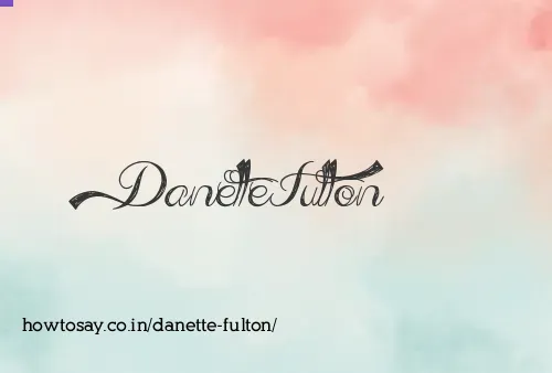 Danette Fulton