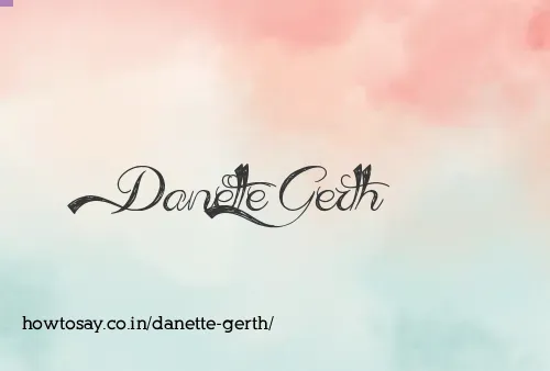 Danette Gerth
