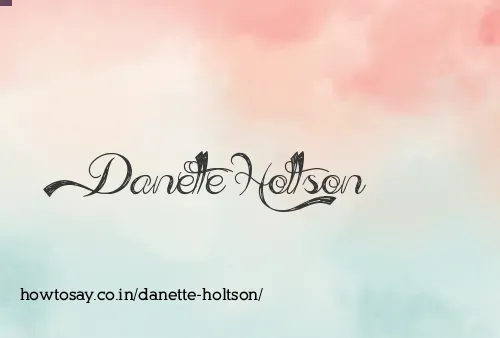 Danette Holtson