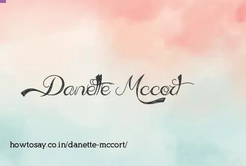 Danette Mccort
