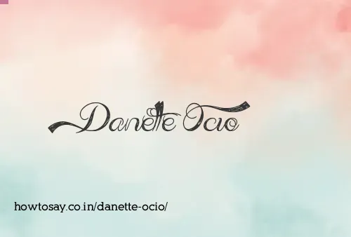 Danette Ocio