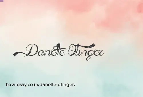 Danette Olinger