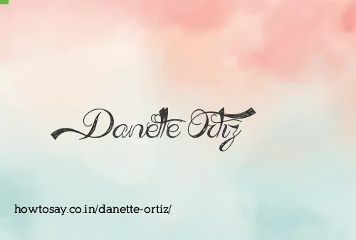 Danette Ortiz