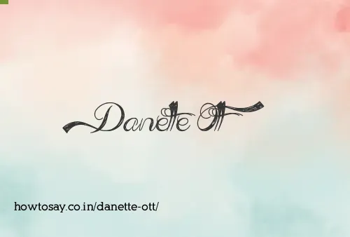 Danette Ott