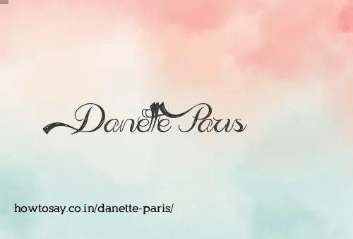 Danette Paris