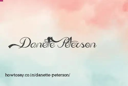 Danette Peterson