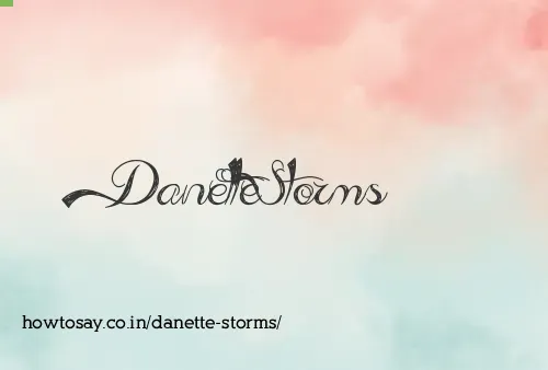 Danette Storms
