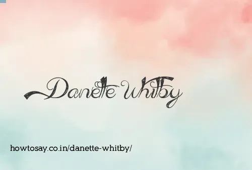 Danette Whitby