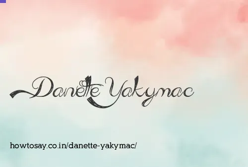 Danette Yakymac