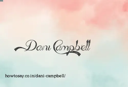 Dani Campbell