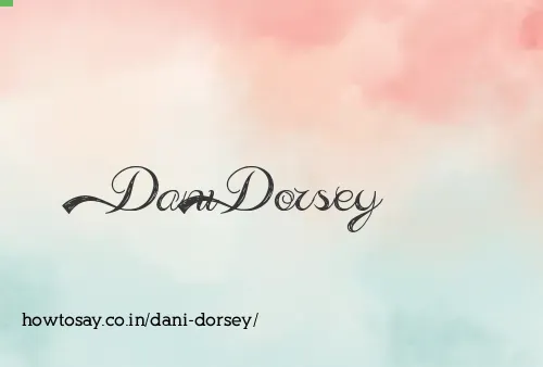 Dani Dorsey