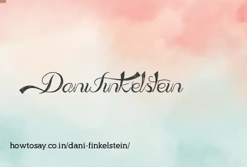 Dani Finkelstein