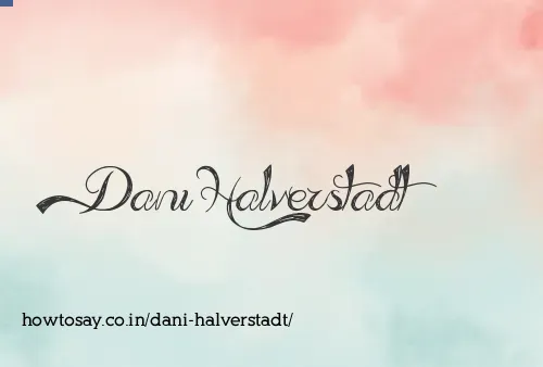 Dani Halverstadt