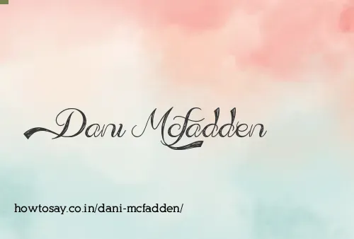 Dani Mcfadden
