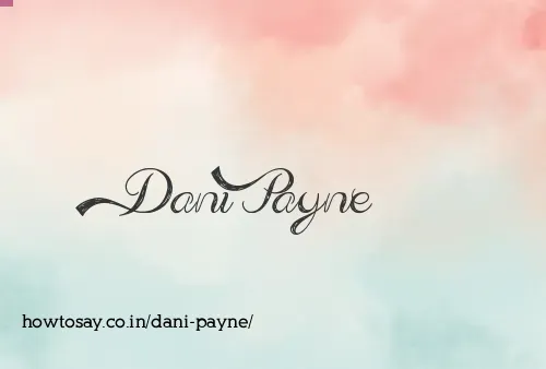 Dani Payne