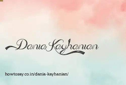 Dania Kayhanian