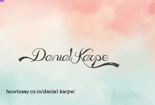 Danial Karpe