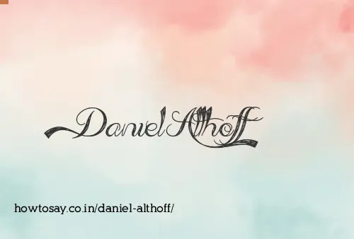 Daniel Althoff