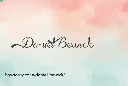 Daniel Bewick