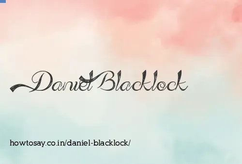 Daniel Blacklock