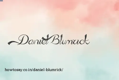Daniel Blumrick