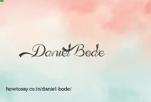 Daniel Bode