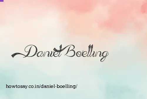 Daniel Boelling