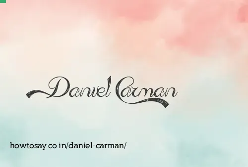 Daniel Carman