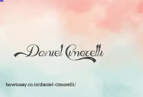 Daniel Cimorelli