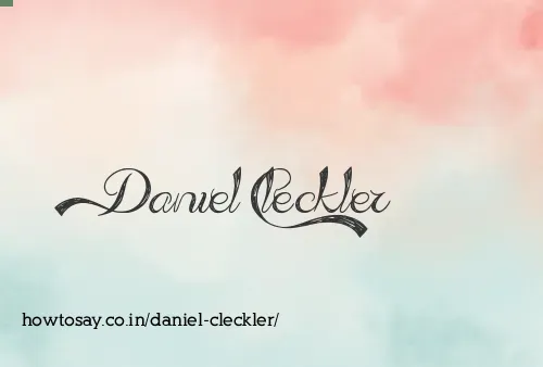 Daniel Cleckler