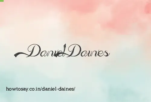Daniel Daines