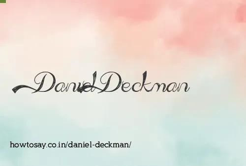 Daniel Deckman
