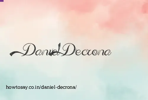 Daniel Decrona