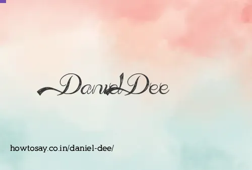 Daniel Dee