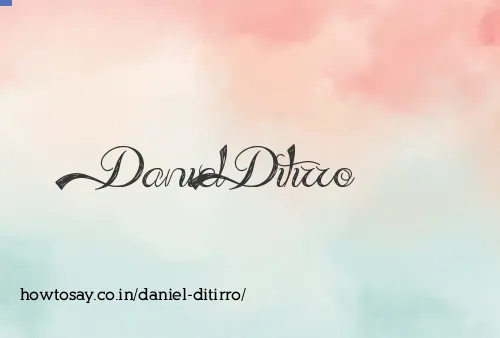 Daniel Ditirro