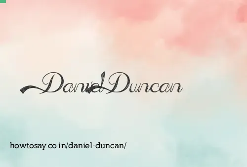 Daniel Duncan
