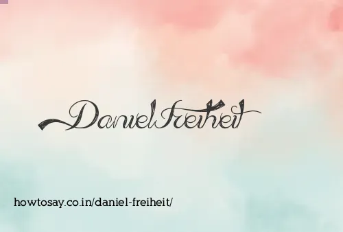 Daniel Freiheit