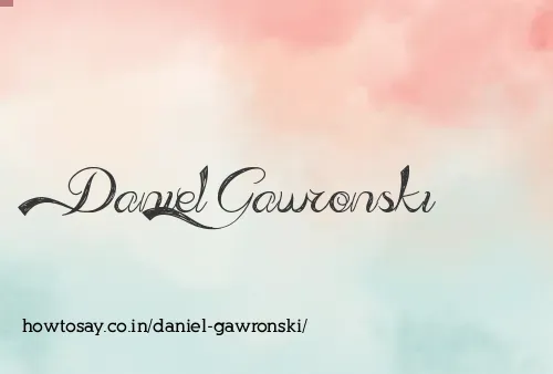 Daniel Gawronski