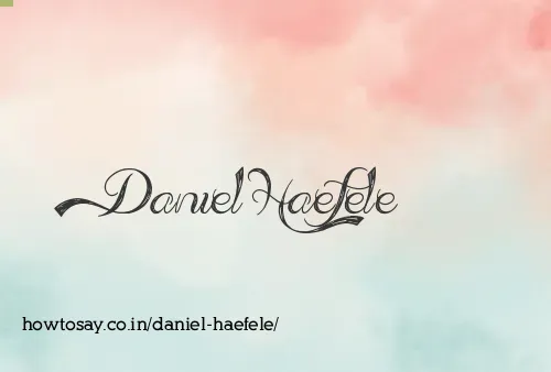 Daniel Haefele