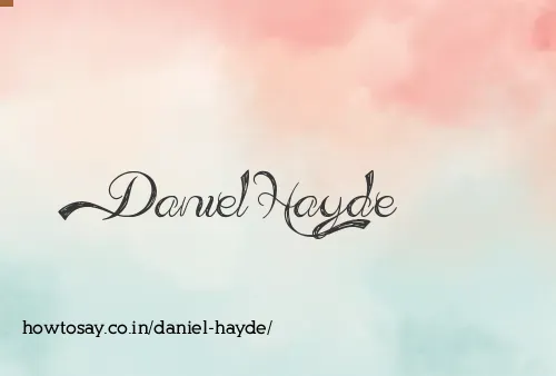 Daniel Hayde
