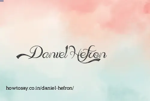 Daniel Hefron