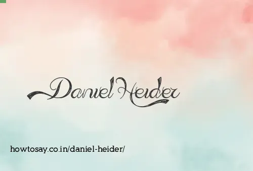 Daniel Heider