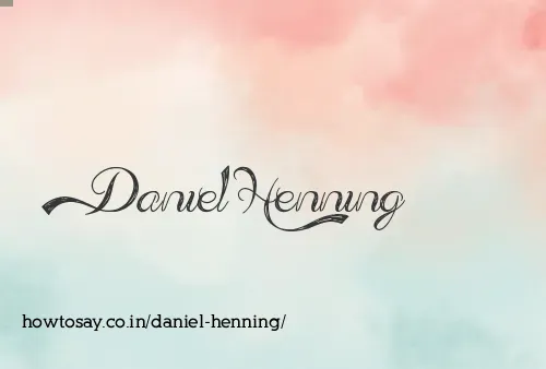 Daniel Henning