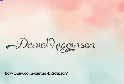 Daniel Higginson