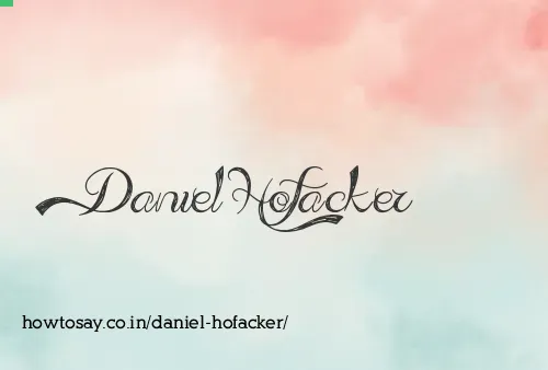 Daniel Hofacker